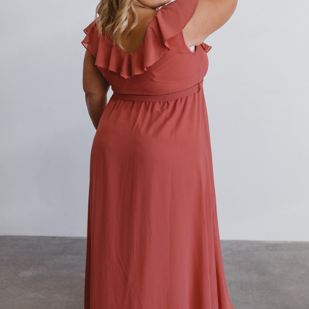 Baltic Born Katya Ruffle Maxi Dress - XL - only worn once!